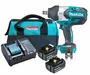 Chave de Impacto a Bateria 18V DTW1001 1050NM + Kit Carregamento Bivolt e Bolsa -Makita