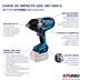Chave de Impacto GDS 18V-1050 H SB 3/4 Pol. 18V sem Bateria