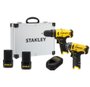 Combo Parafusadeira/Furadeira de Impacto 12V SCHI10D2FK-BR + Kit Carregamento e Maleta -Stanley