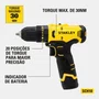 Combo Parafusadeira/Furadeira de Impacto 12V SCHI10D2FK-BR + Kit Carregamento e Maleta -Stanley