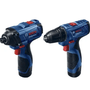COMBO PARAFUSADEIRA GSB 120LI + GDR 120 LI + MALETA  PLAST
