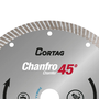 Disco Diamantado Turbo Chanfro 45° 200mm - CORTAG-61681