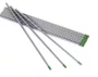 Eletrodo de Tungstenio Puro Ponta Verde 2.4mm x 150mm Para Solda Tig em Aluminio Venda Unitária -Importado