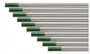 Eletrodo de Tungstenio Puro Ponta Verde 2.4mm x 150mm Para Solda Tig em Aluminio Venda Unitária -Importado