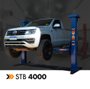 Elevador de Veiculos STB 4.000kg Trifásico 380V Cor Azul -Stahlbox