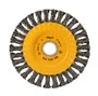 Escova Circular Trançada de Aço 6" x 1/2" x 7/8" x 0,50mm - Pequi