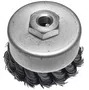 Escova Copo Aço Trançado 4" x 30mm x M14 – Abrasfer