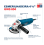 Esmerilhadeira 4.1/2" - 850W - GWS 850 Bosch