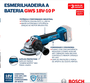 Esmerilhadeira Angular Brushless GWS 18V-10 P 5 Pol. sem Bateria BOSCH