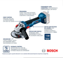 Esmerilhadeira Angular GWS 18V-10 18V 5'' sem Bateria e Carregador -Bosch