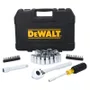 Jogo de Bits e Soquetes 1/2? com Catraca 144 Dentes – 49 Peças ref. DWMT45405 Dewalt
