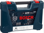JOGO DE BROCAS E BITS TITANIUM 91PC BOSCH