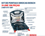 Jogo de Brocas X-Line Titânio com 100 Peças e Maleta BOSCH