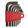 Jogo de Chave Hexagonal Tipo L 1.5 a 10mm com 9 Peças R36605109 Gedore Red