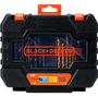 Jogo de Furar e Parafusar Black+Decker 31 Peças A7233-XJ