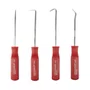 Jogo de Minipegadores Para Retirar Aneis e Mini Fusiveis com 4 Peças R19101005 -Gedore Red