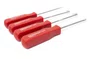 Jogo de Minipegadores Para Retirar Aneis e Mini Fusiveis com 4 Peças R19101005 -Gedore Red