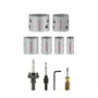 Jogo de Serra Copo Para Eletricista Bimetal 22 a 24mm com 12 Peças 2608900524 -Bosch