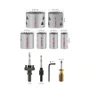 Jogo de Serra Copo Para Eletricista Bimetal 22 a 24mm com 12 Peças 2608900524 -Bosch