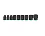 Jogo de Soquete de Impacto Enc. 1/2'' 10 a 27MM Curto Standard com 09 Peças PRO -Bosch