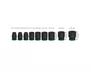 Jogo de Soquete de Impacto Enc. 1/2'' 10 a 27MM Curto Standard com 09 Peças PRO -Bosch