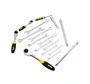 Jogo de Soquetes para Oficina Mecânica 1/4" e 3/8" - 120 Peças  Ref. 91931 – Stanley