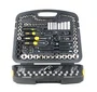 Jogo de Soquetes para Oficina Mecânica 1/4" e 3/8" - 120 Peças  Ref. 91931 – Stanley
