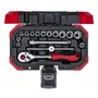 Jogo de Soquetes Sextavados 4MM A 13MM Encx 1/4" 16 Peças R49003016 Gedore Red