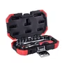 Jogo de Soquetes Sextavados 4MM A 13MM Encx 1/4" 16 Peças R49003016 Gedore Red