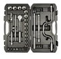 JOGO SOQUETE 1/2 C/28PC 10 A 32MM ESTRIADO STMT45512 STANLEY