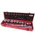 Jogo soquete 3/4'' 22 a 50MM sextavado com 14 peças modelo PRO-3414KV PDR