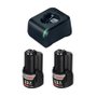 Kit Carregador 12v GAL 12V-20 + 2 Bater.12v Bosch 1600A021KS