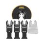 Kit de Lâminas Multicortadoras Oscilantes com 05 Peças + Maleta -Dewalt