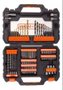 Kit Ferramentas Brocas Bits E Pontas 104 A7230 Black Decker