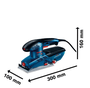Lixadeira Oscilante 190W GSS 23 AE Bosch