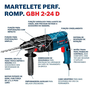 Martelete Rompedor Perfurador Plus 820w Gbh 2-24 D 220 V
