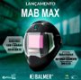 Máscara Eletronica de Solda MAB MAX com Regulagem DIN 5 A 8 E 9 A 13 -BALMER