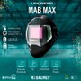 Máscara Eletronica de Solda MAB MAX com Regulagem DIN 5 A 8 E 9 A 13 -BALMER