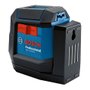 Nivel a Laser 2 linhas Verdes 12M GLL 12-22G de Chão + Pilha -Bosch