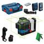 Nivel a Laser 360G GLL 120-33 G 240M Linhas Verdes de Chão + Pilha -Bosch