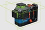 Nivel a Laser 360G GLL 120-33 G 240M Linhas Verdes de Chão + Pilha -Bosch