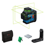 Nivel a Laser 360G GLL 80-33 G 160M Linhas Verde de Chão + Pilha -Bosch