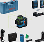 Nivel a Laser 360G GLL 80-33 G 160M Linhas Verdes de Chão + Receptor e Pilha -Bosch