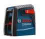 Nível a Laser 2 Linhas Vermelho 12m com Bolsa GLL 2-12 BOSCH
