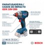 Parafusadeira/Chave de Impacto a Bateria 18V GDX 18V-285 1/4'' 285NM Sem Bateria e Carregador -Bosch