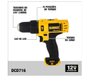 Parafusadeira de Impacto a Bateria 12V DCD716D2-BR 3/8'' 25NM + Kit de Carregamento e Bolsa -Dewalt
