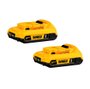 Parafusadeira de Impacto a Bateria 20V DCF809D2-BR 1/4'' 192NM + Kit Carregamento e Bolsa -Dewalt