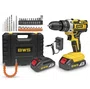 Parafusadeira de Impacto a Bateria 21V LP2110K 3/8'' +2 Baterias 2ah +Carregador e Maleta -BWS
