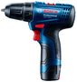 Parafusadeira Furadeira GSR 120-LI 3/8 Pol. 12V com 2 Baterias 2.0Ah Bivolt