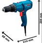 Parafusadeira sem Impacto GSR 7-14E 400W c/ Bolsa de Transporte 220V - Bosch